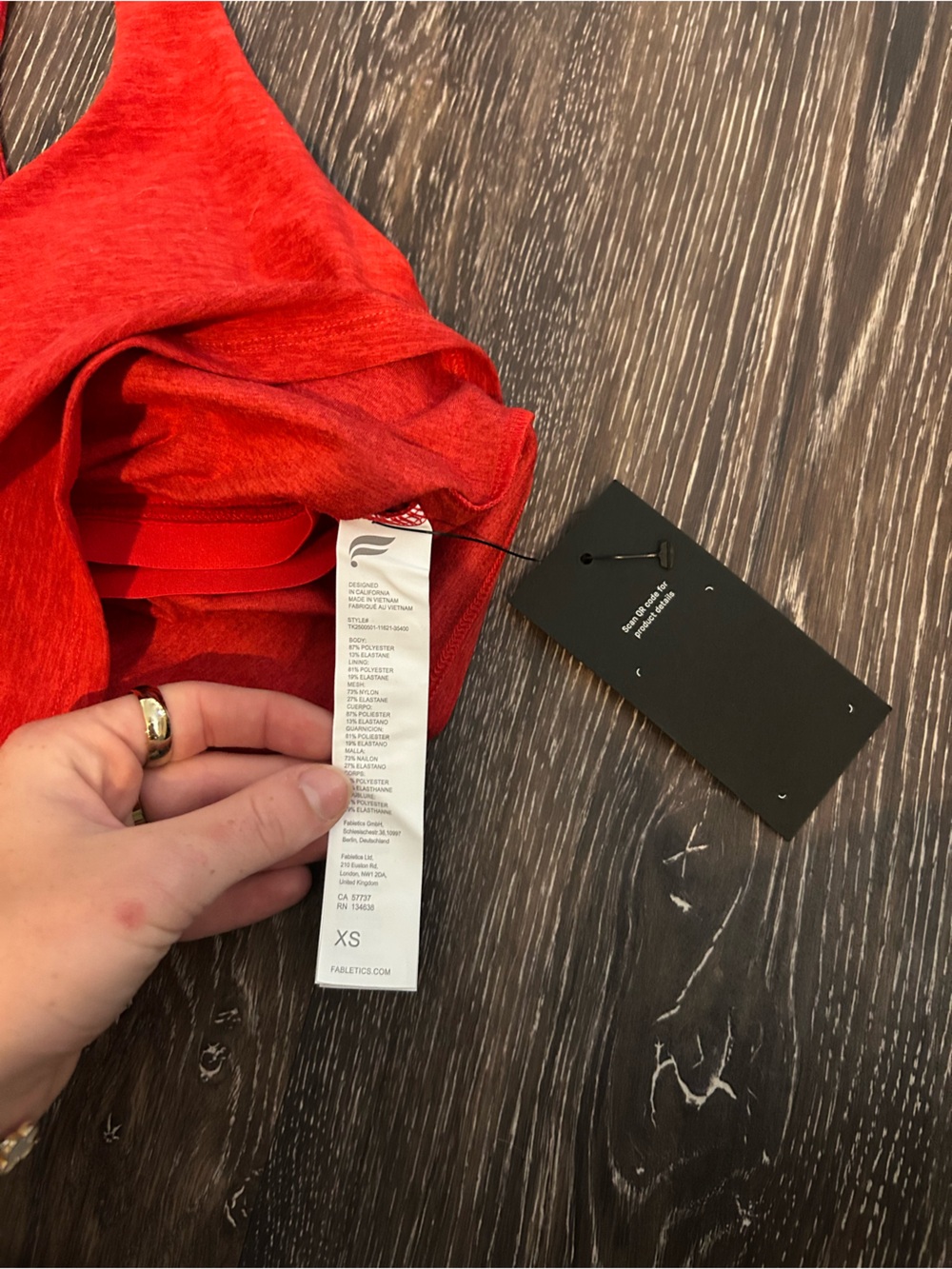 Fabletics Razorback Crop Top - Picture 3 of 3